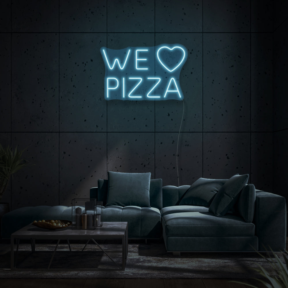 We Love Pizza LED Neon Sign