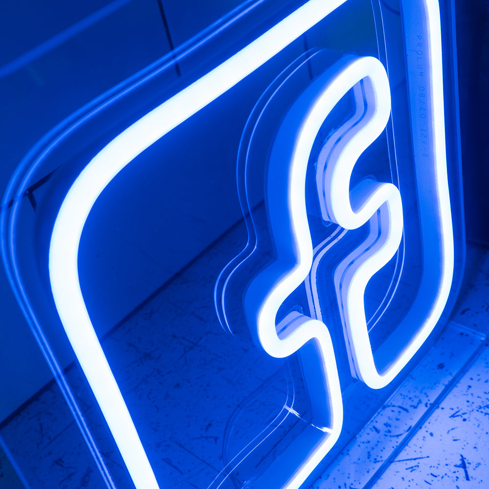 Facebook Sign Mini Neon LED Sign