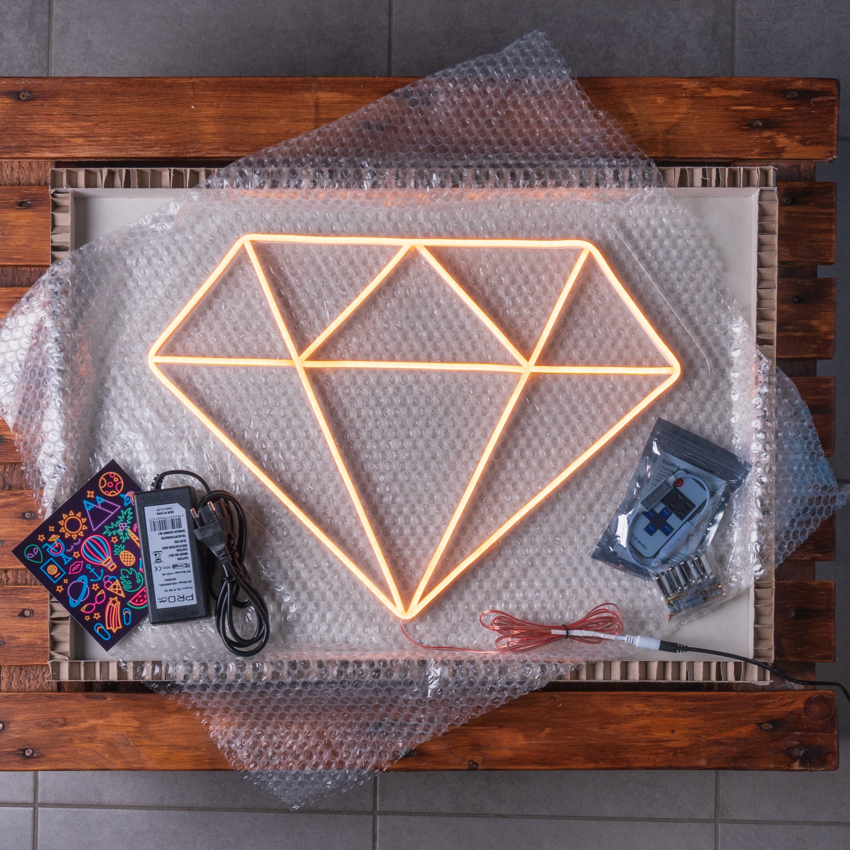 Diamond LED Neon Sign
