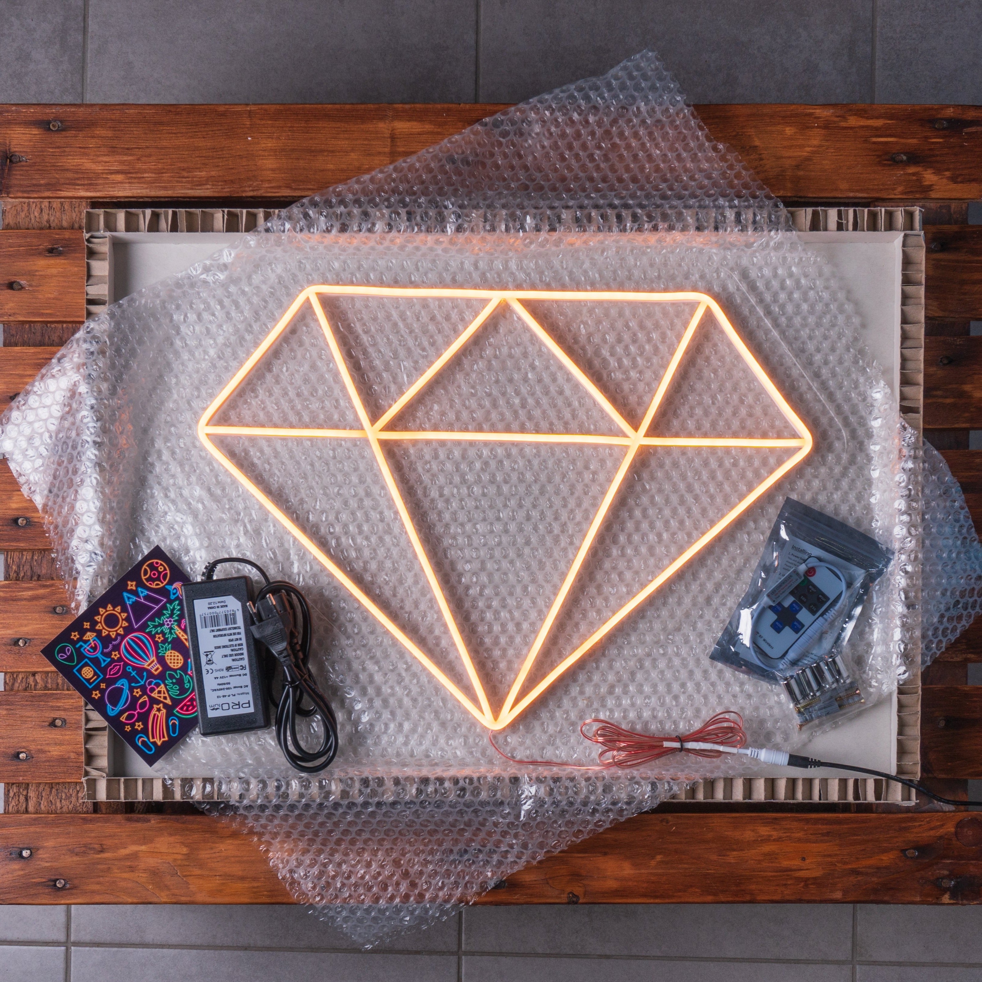 Diamond LED Neon Sign