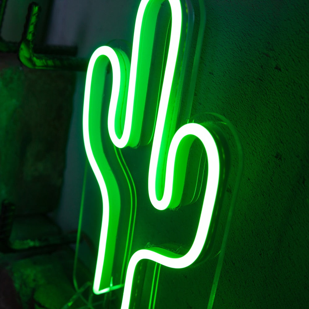 Cactus Mini Neon LED Sign