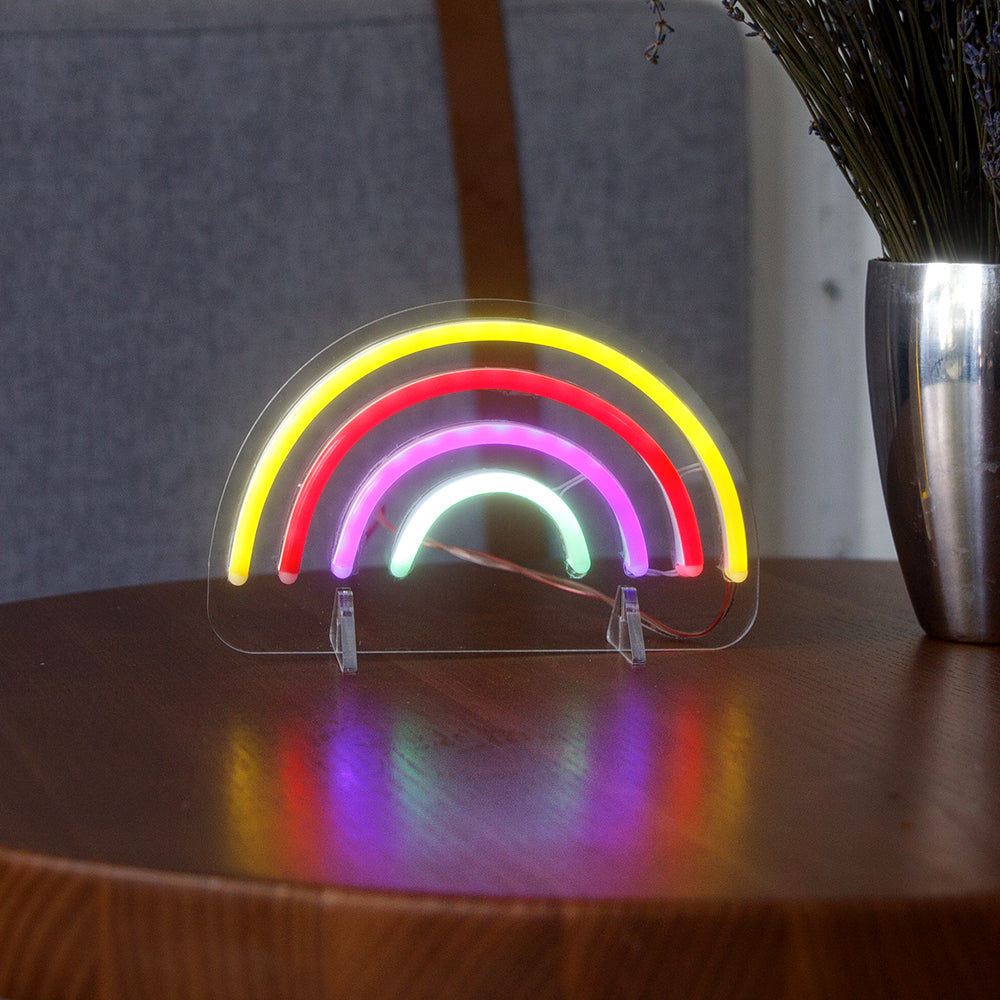 Rainbow Mini Neon LED Sign