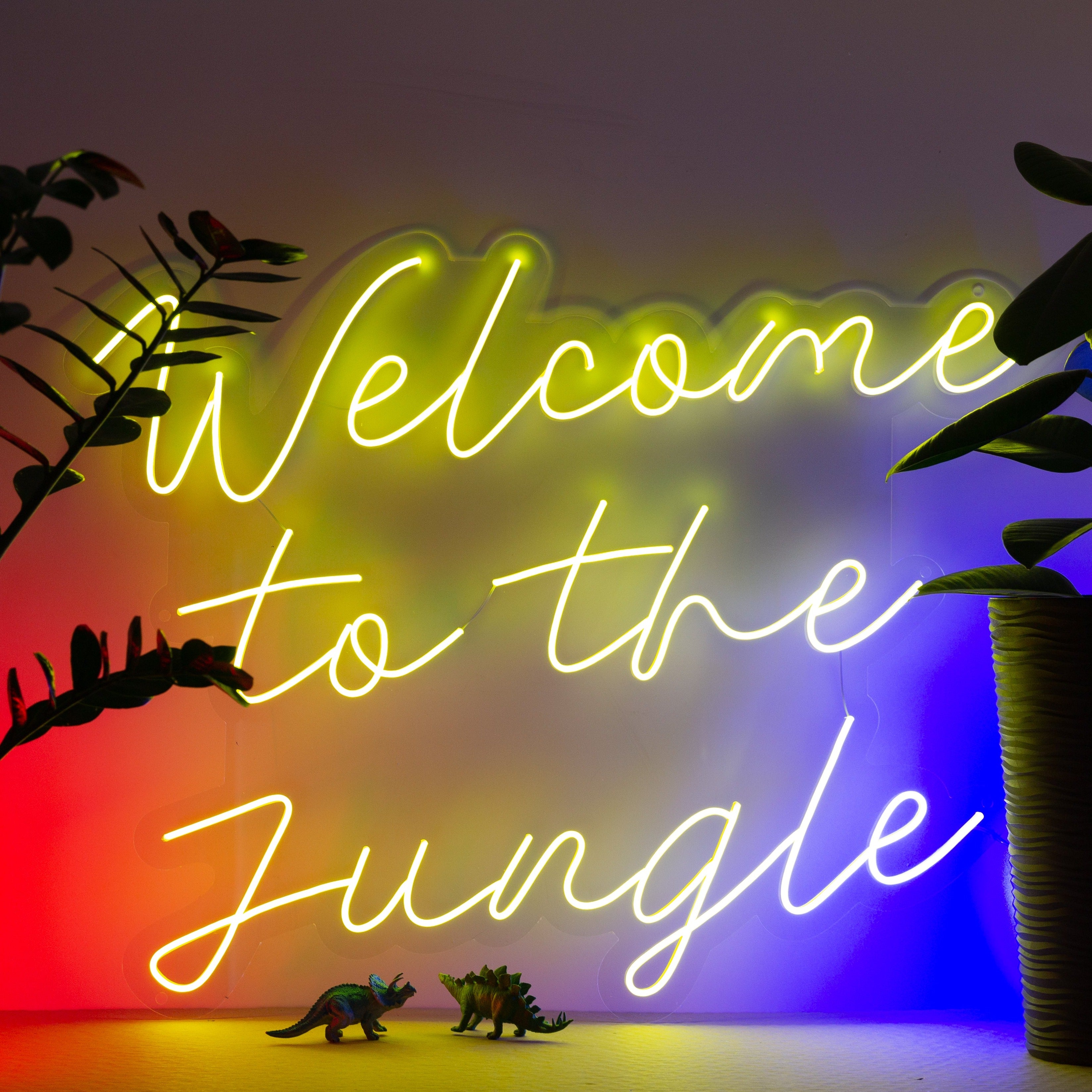 Welcome To The Jungle LED Neon Sign