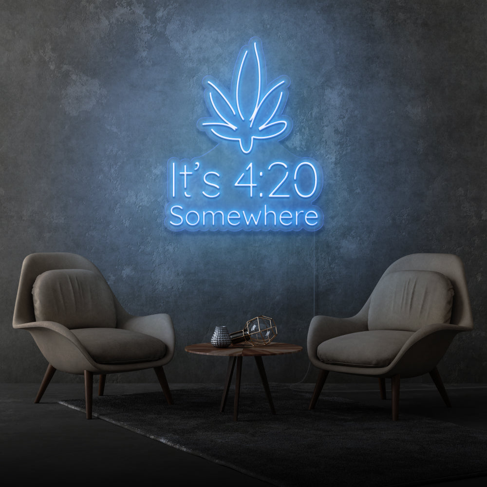 It’s 4:20 Somewhere Custom-made Neon Sign