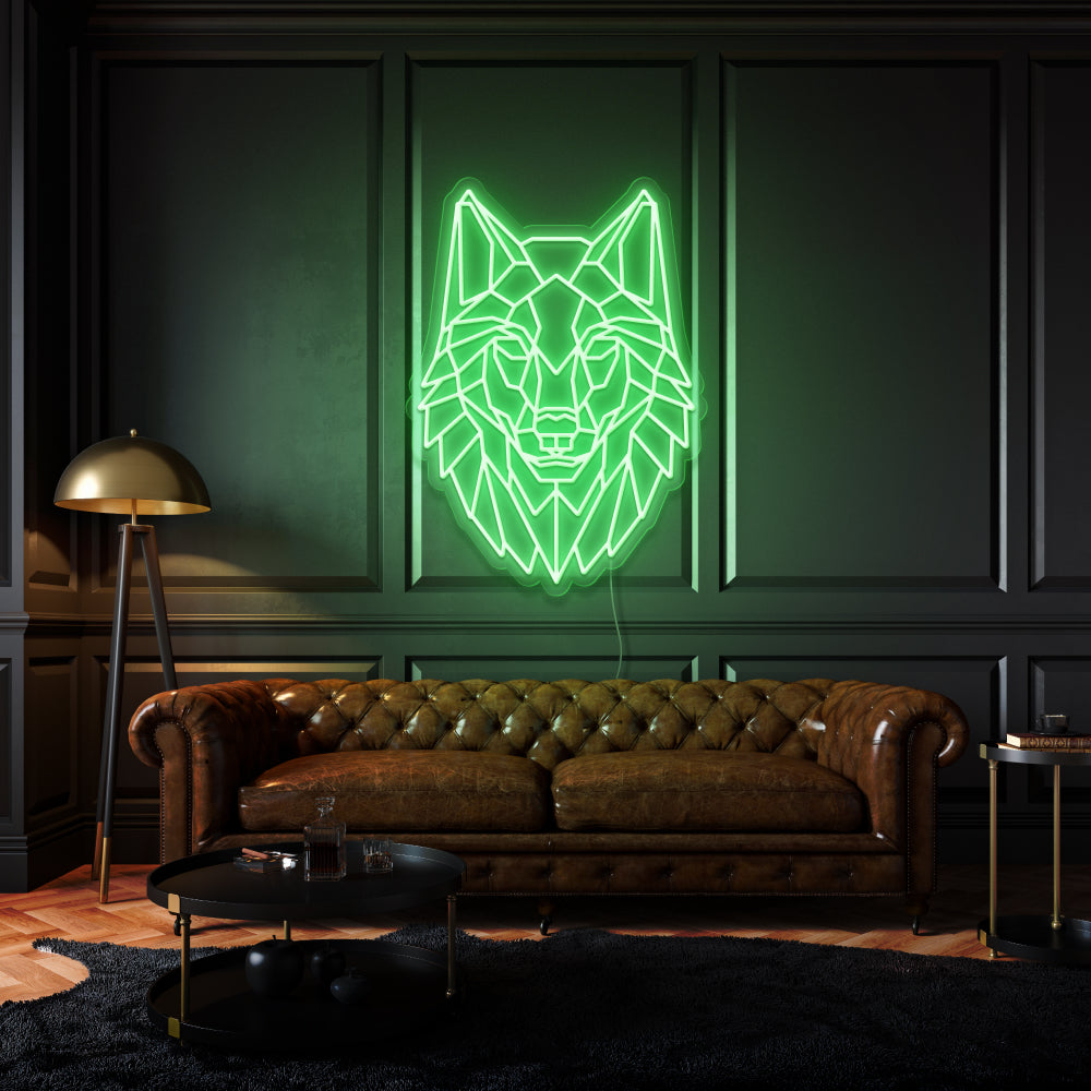 Wolf LED Neon Sign