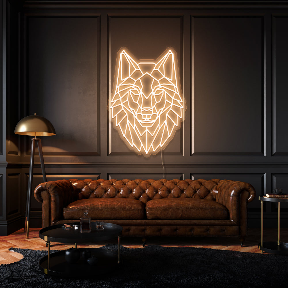 Wolf LED Neon Sign