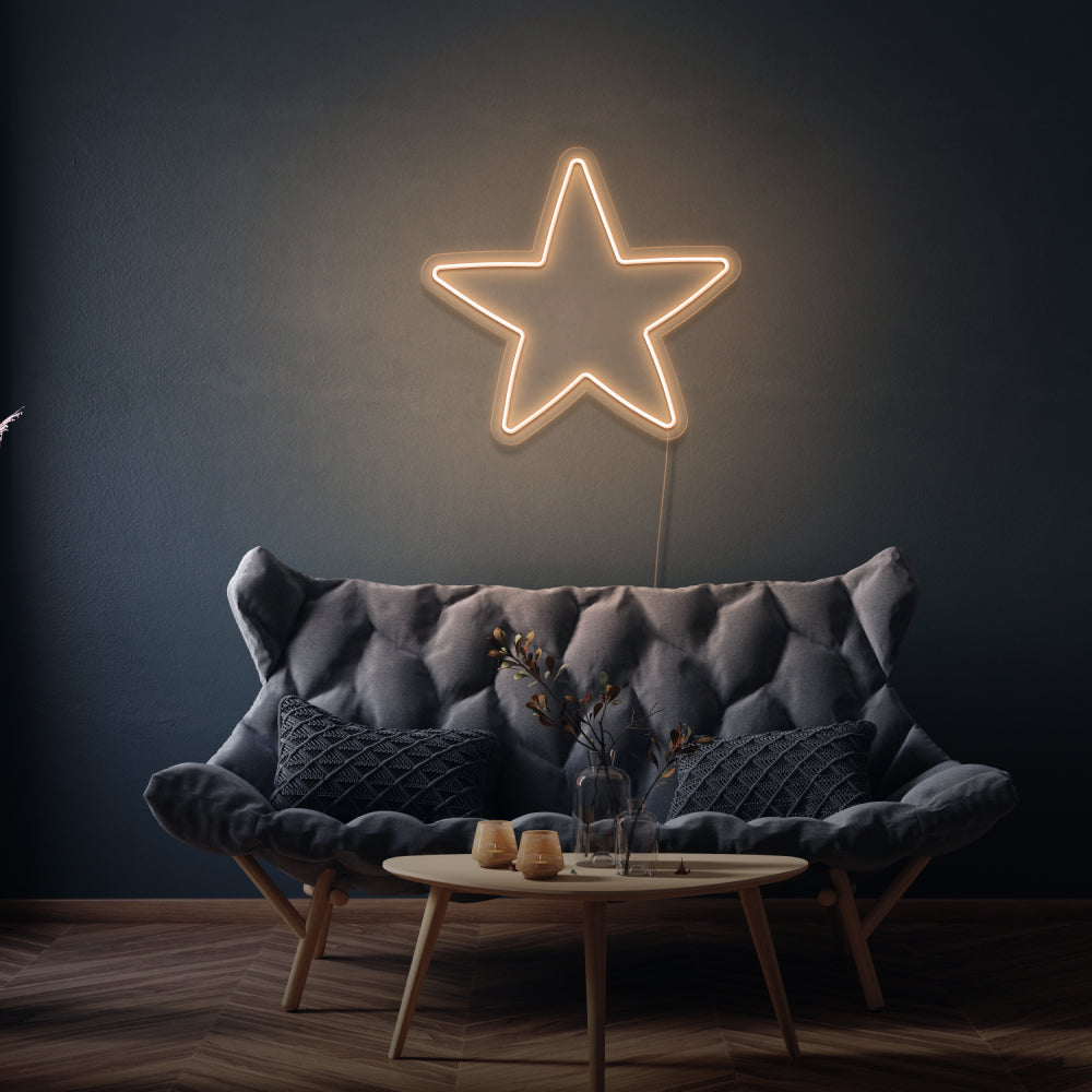 Star Neon Room Light