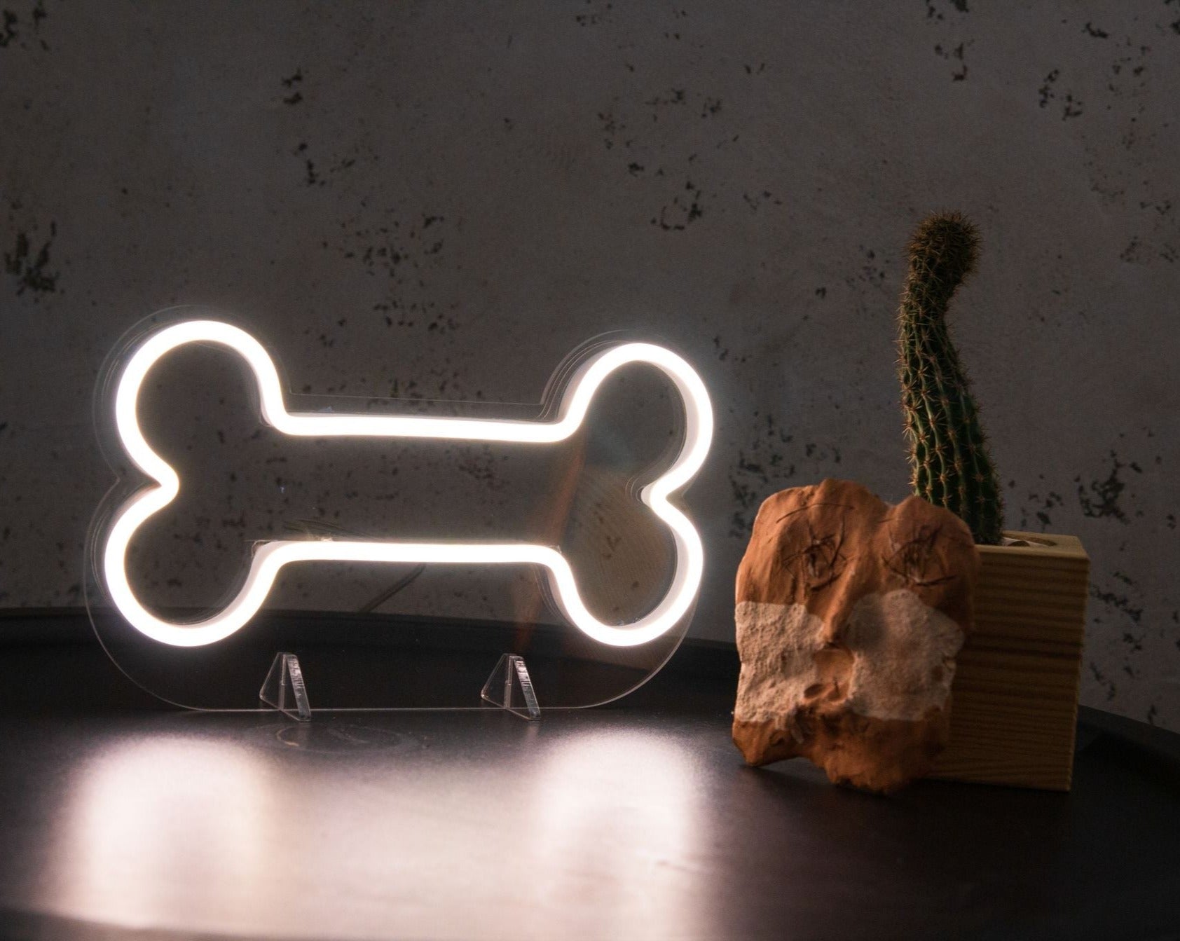 Dog Bone Mini Neon LED Sign