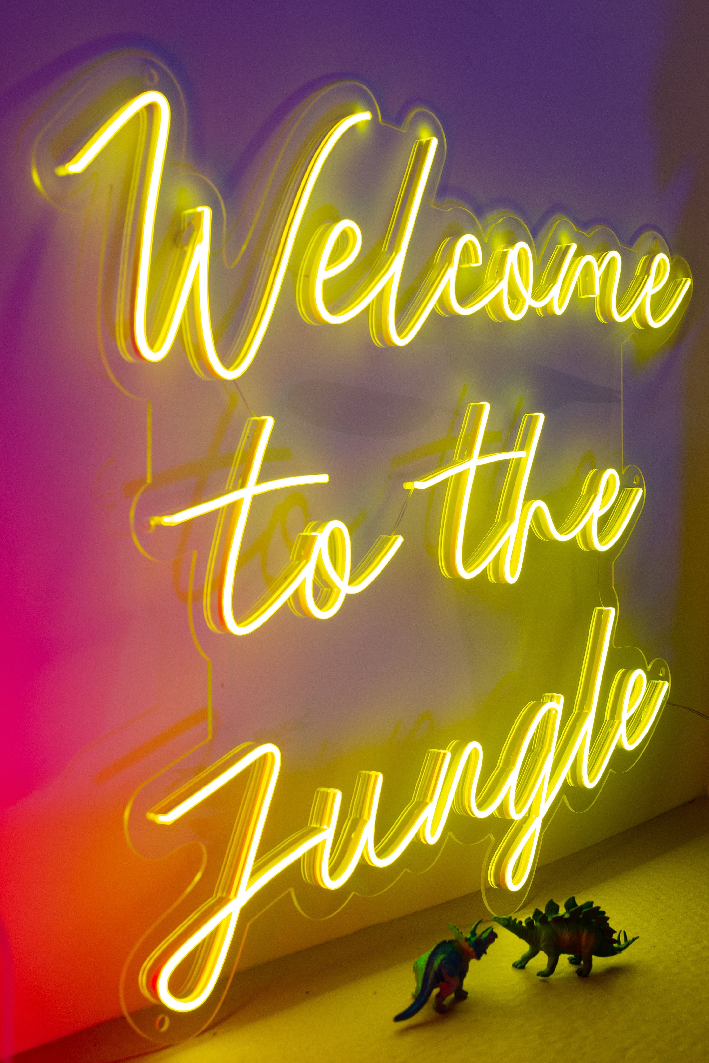 Welcome To The Jungle LED Neon Sign