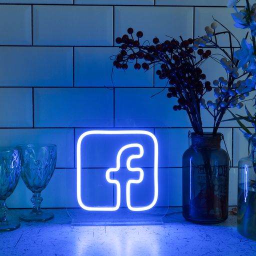 Facebook Sign Mini Neon LED Sign