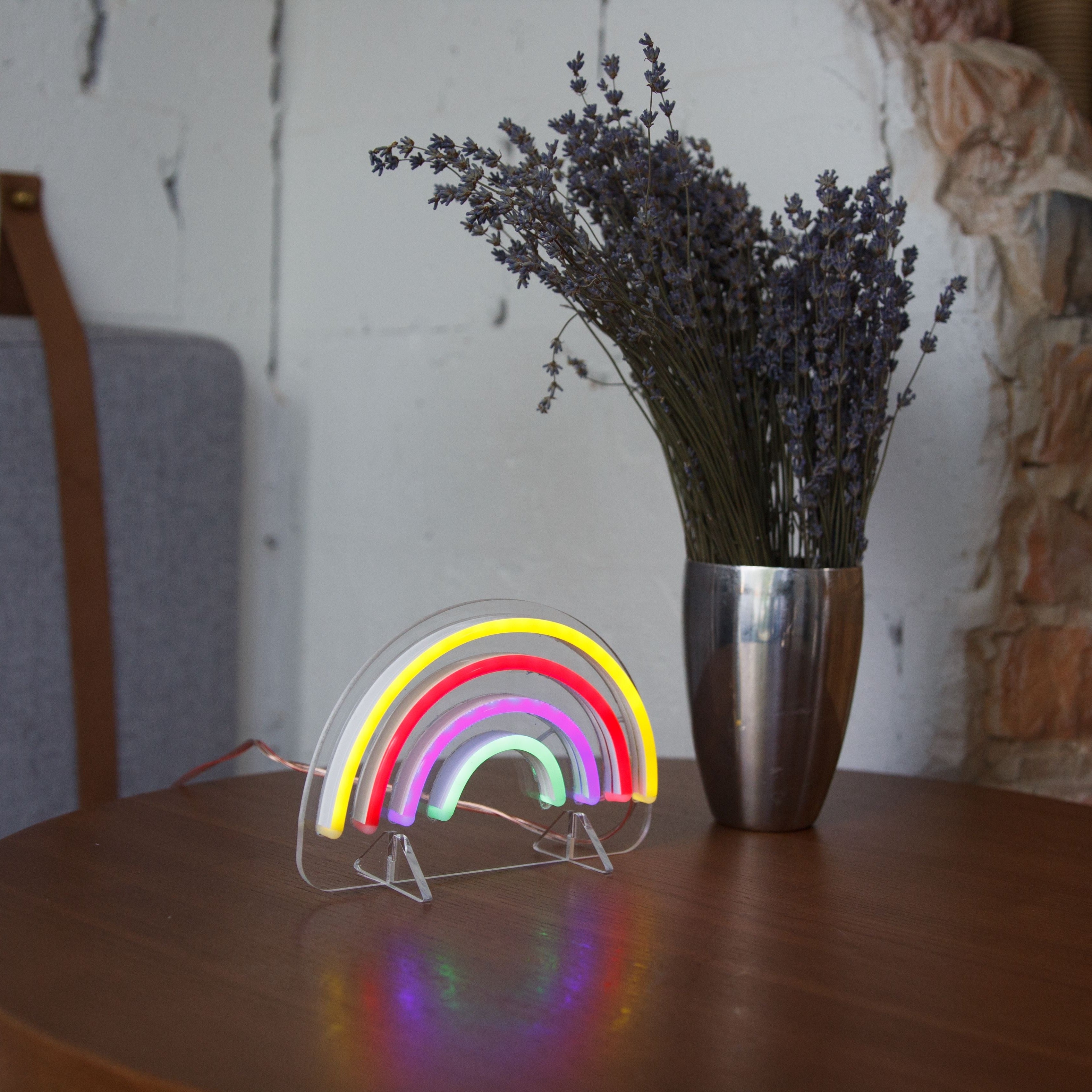 Rainbow Mini Neon LED Sign