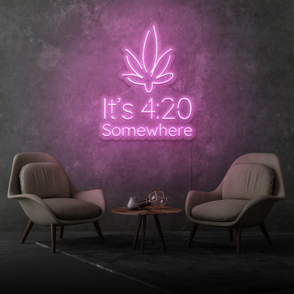 It’s 4:20 Somewhere Custom-made Neon Sign