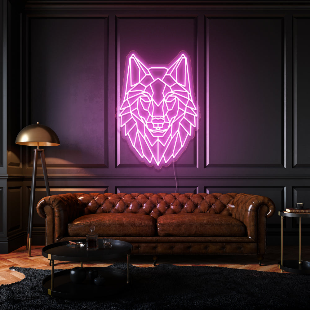 Wolf LED Neon Sign
