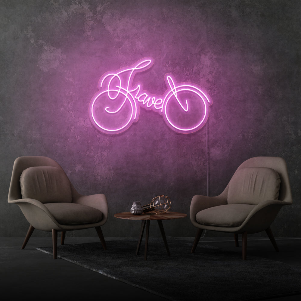 Travel Bike Customized Neon Lighting