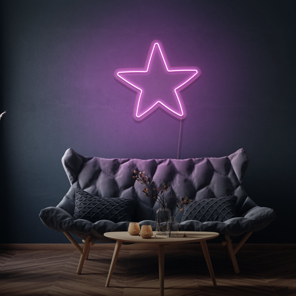 Star Neon Room Light