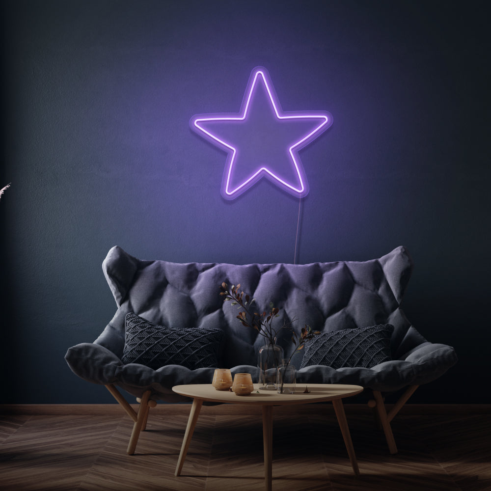 Star Neon Room Light
