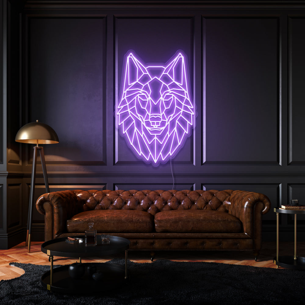 Wolf LED Neon Sign