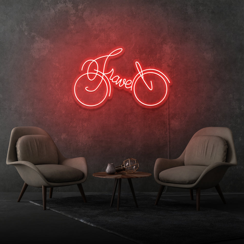 Travel Bike Customized Neon Lighting