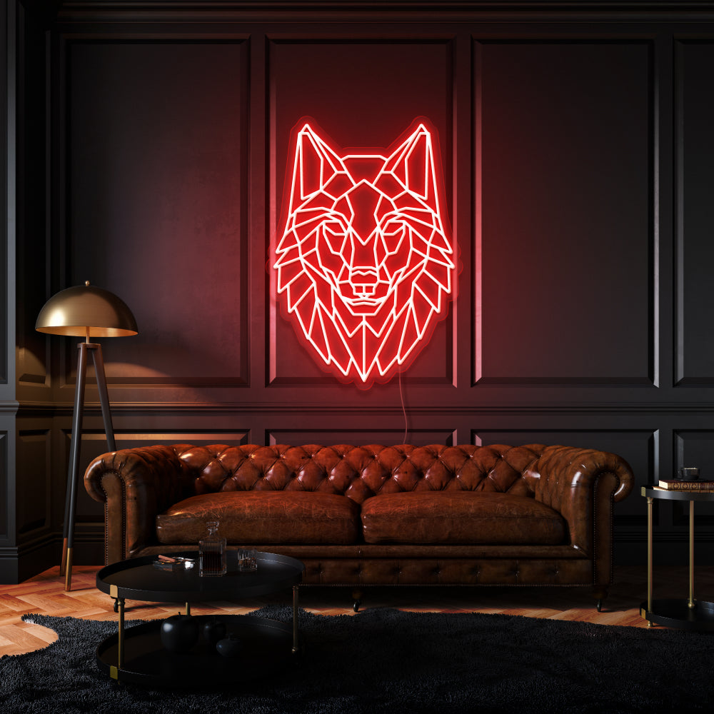 Wolf LED Neon Sign