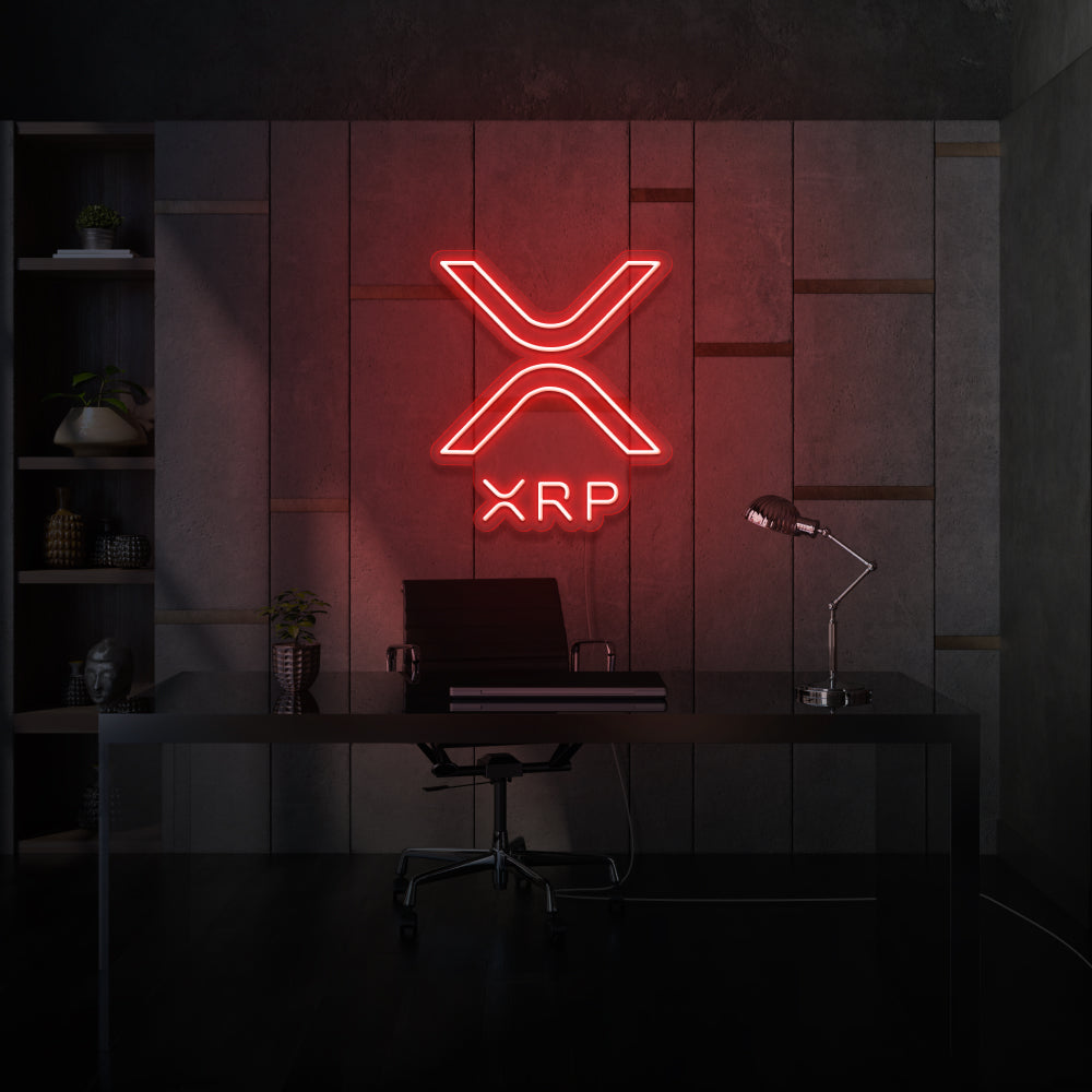 XRP Logo Neon Sign