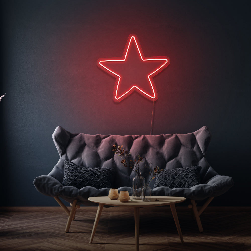 Star Neon Room Light