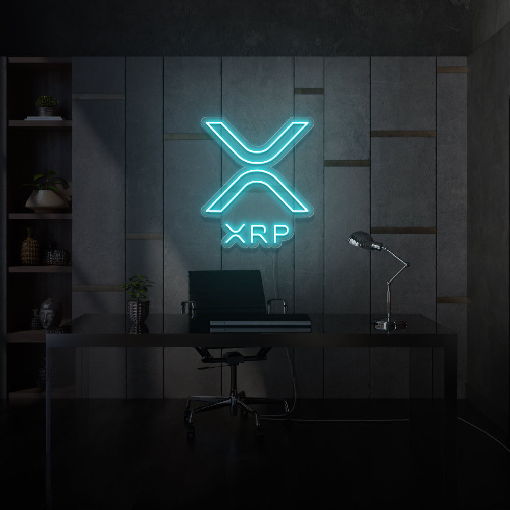 XRP Logo Neon Sign