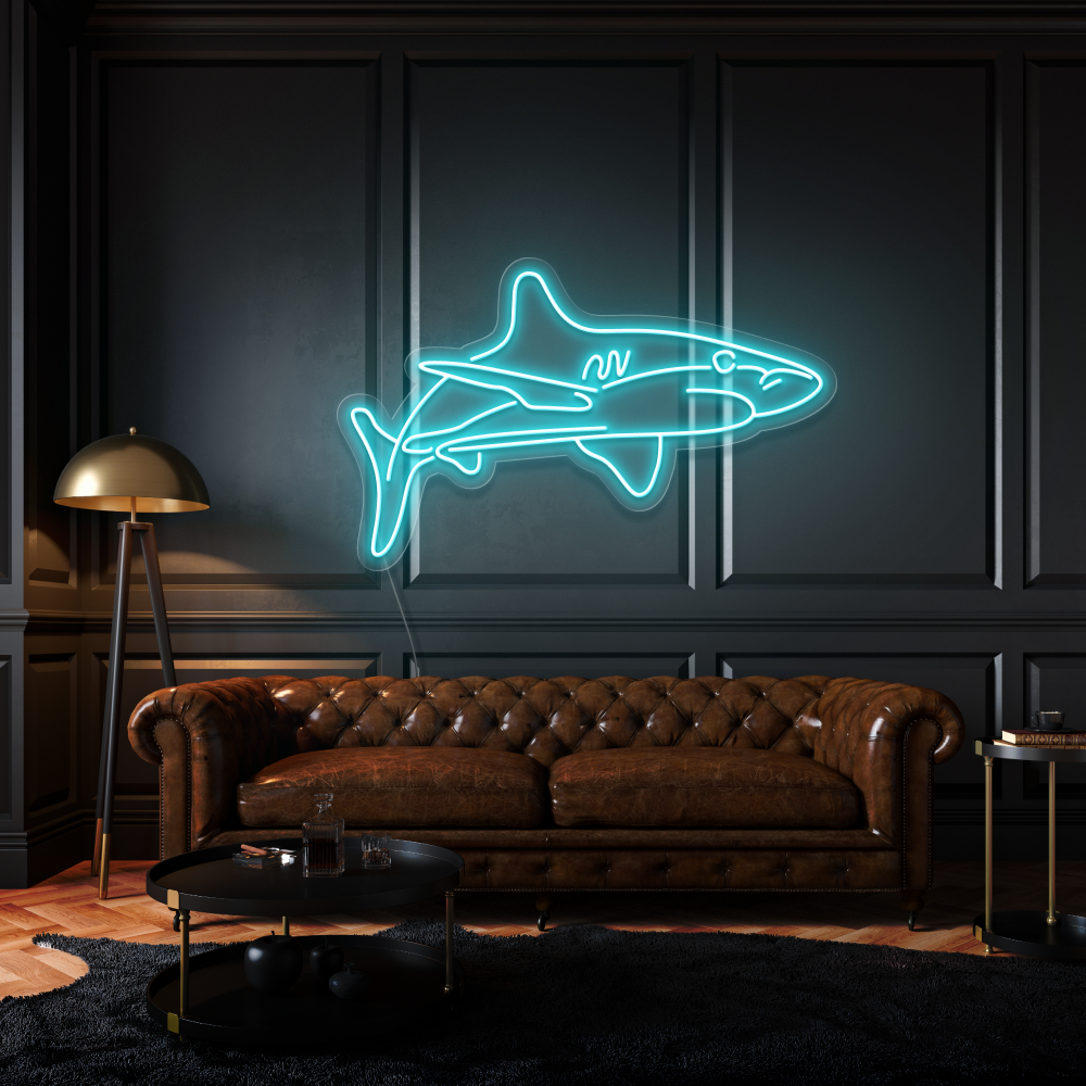 Tiger Shark LED Neon Sign