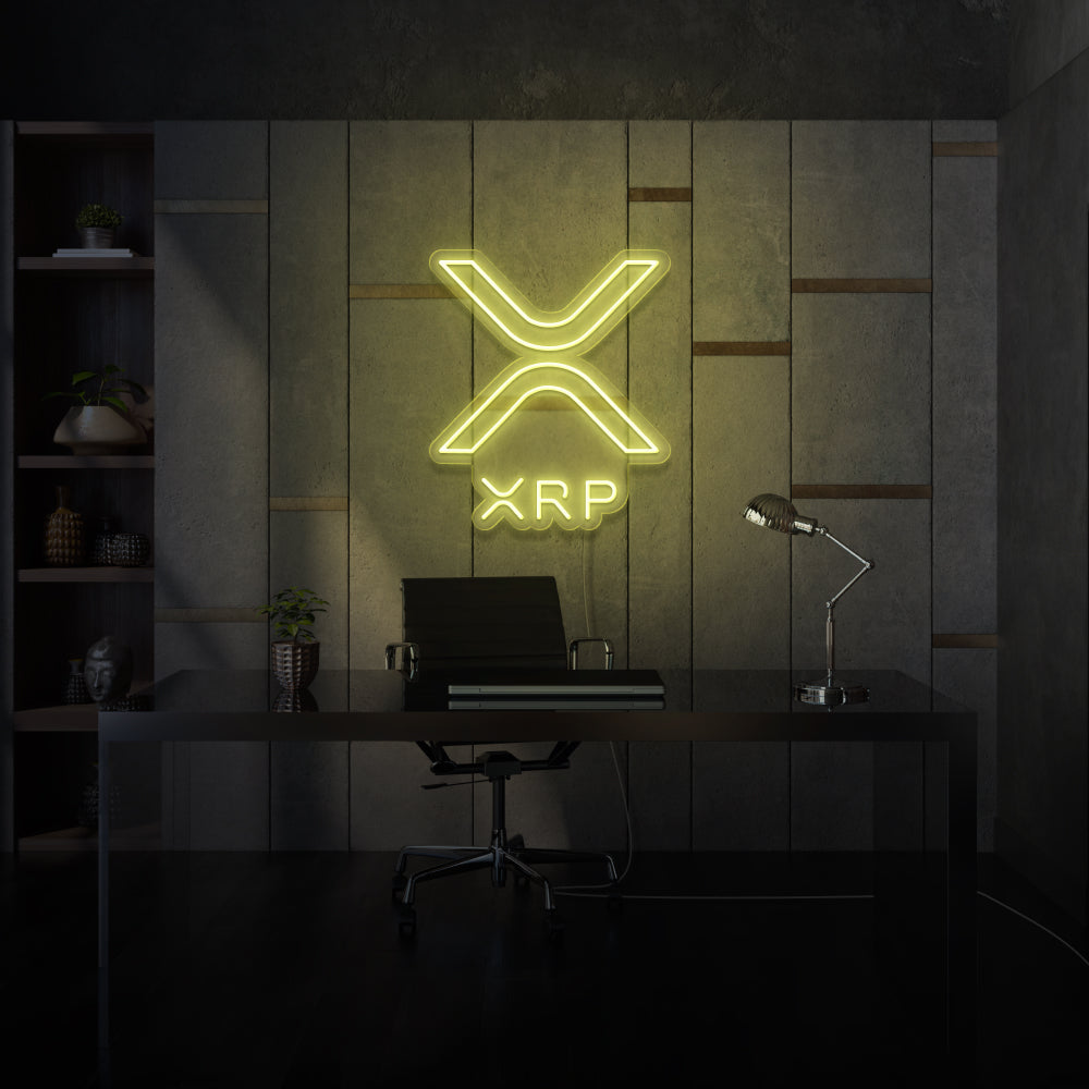 XRP Logo Neon Sign