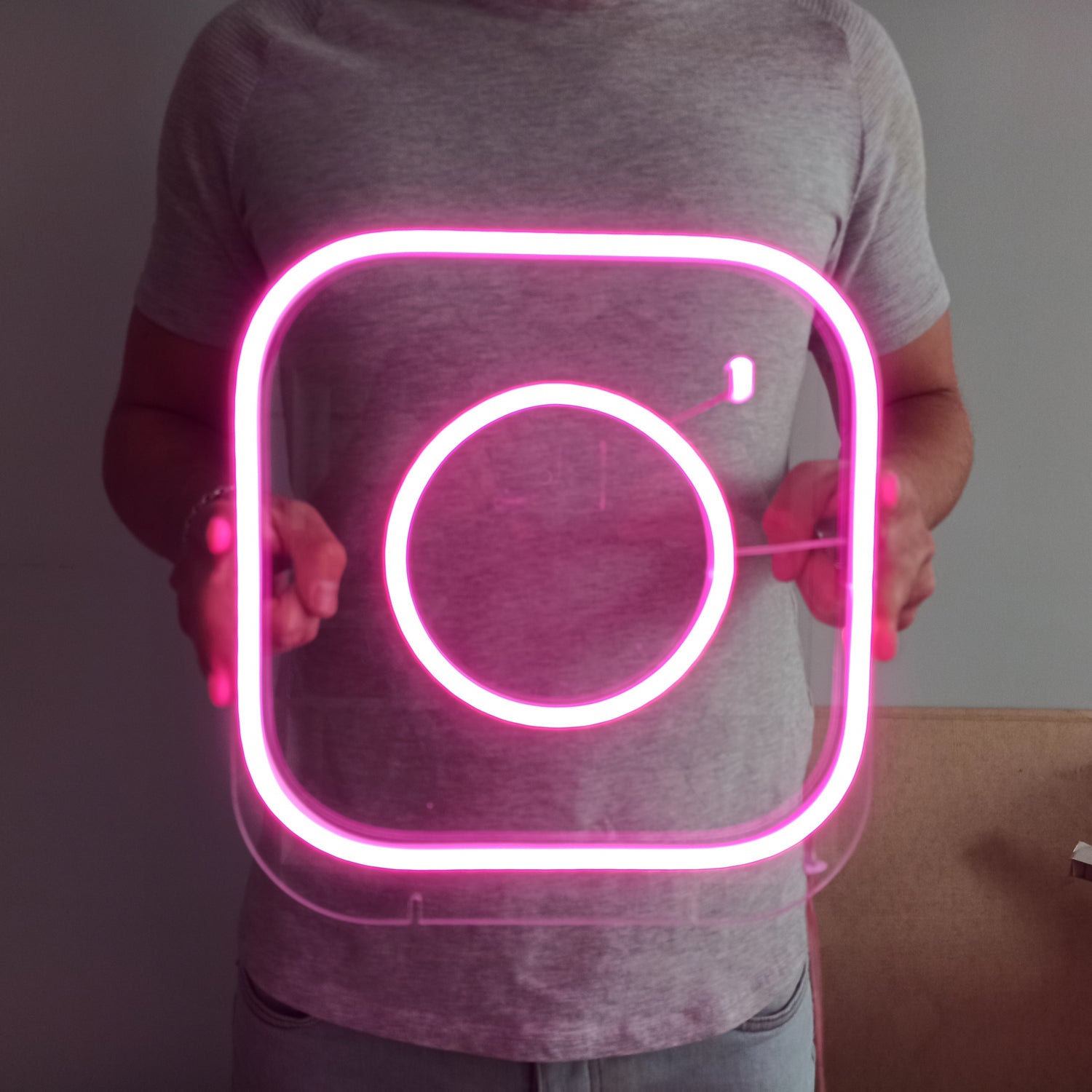 Mini neon sign "Instagram"