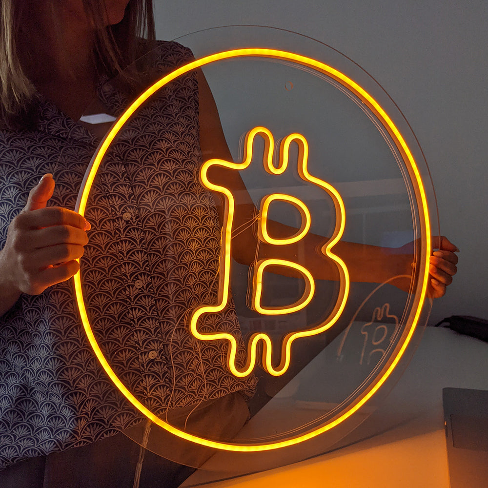 Neon sign "Bitcoin"