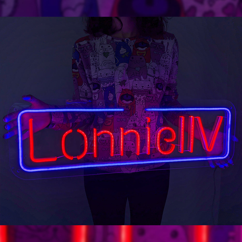 Neon sign "Lonnie"