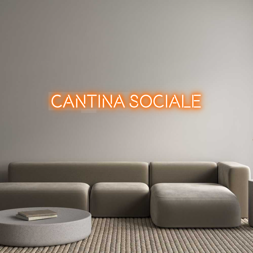 Custom Neon: Cantina Sociale