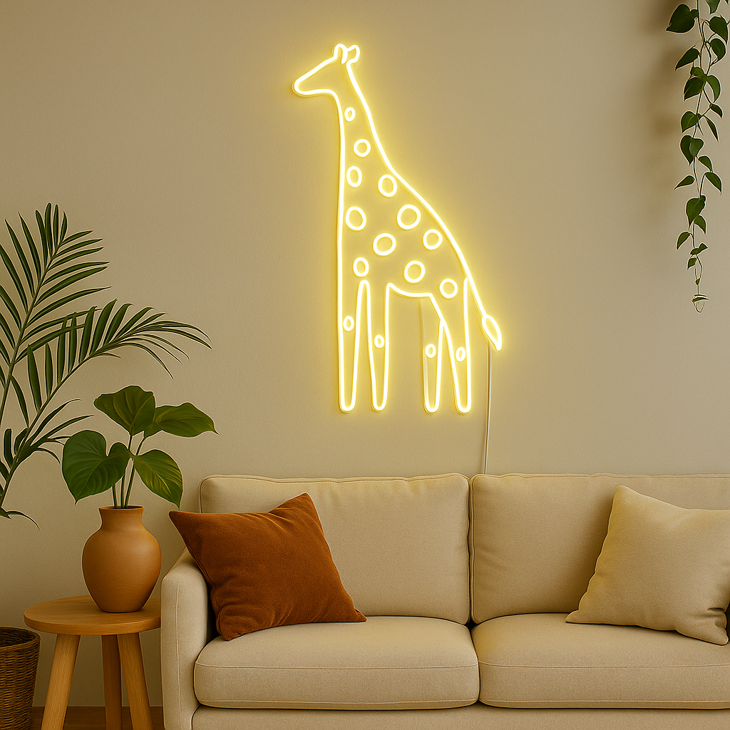 Giraffe LED Neon Sign