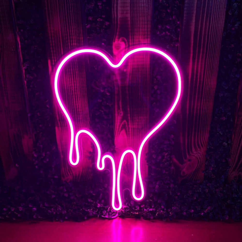 Hot Heart LED Neon Sign