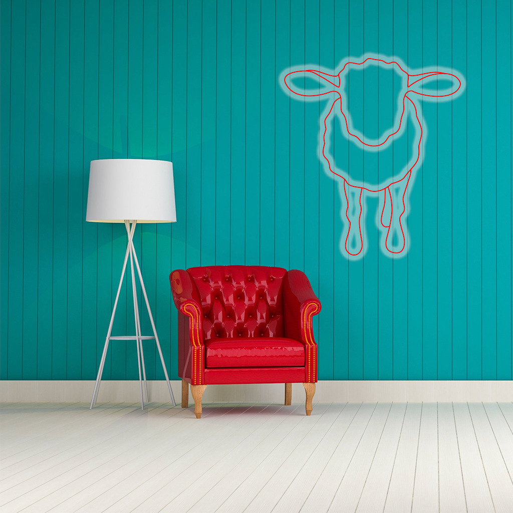 Sheep LED Neon Sign