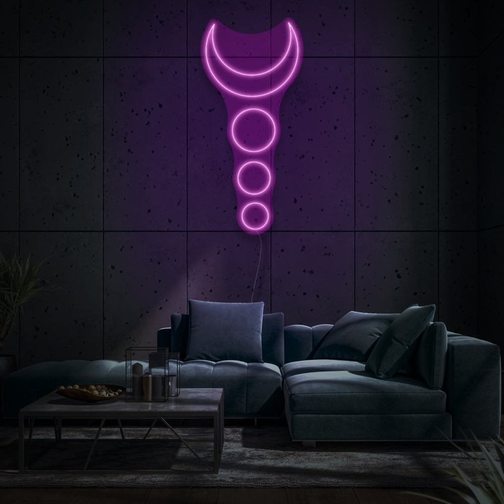 Magical New Moon LED Neon Light