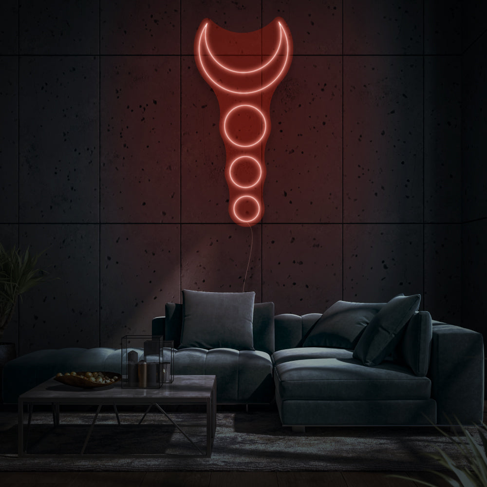 Magical New Moon LED Neon Light