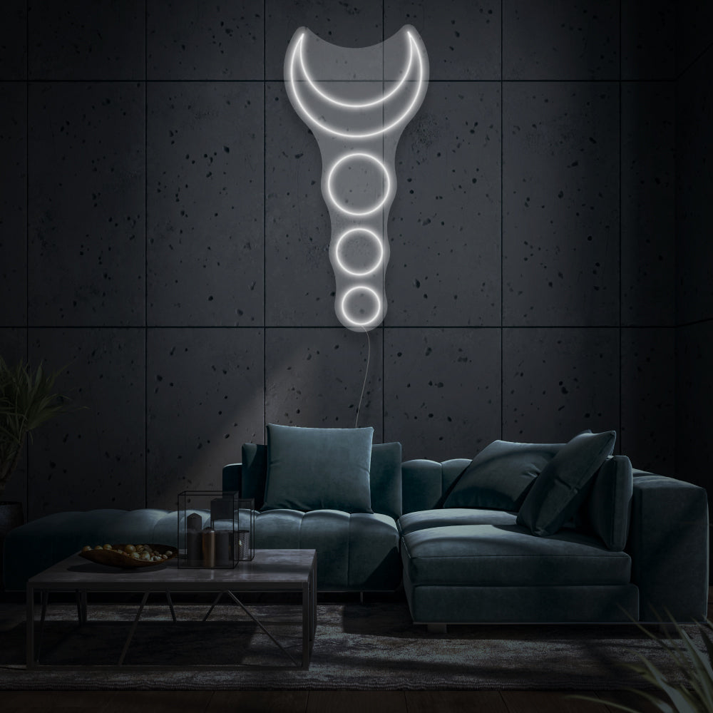 Magical New Moon LED Neon Light