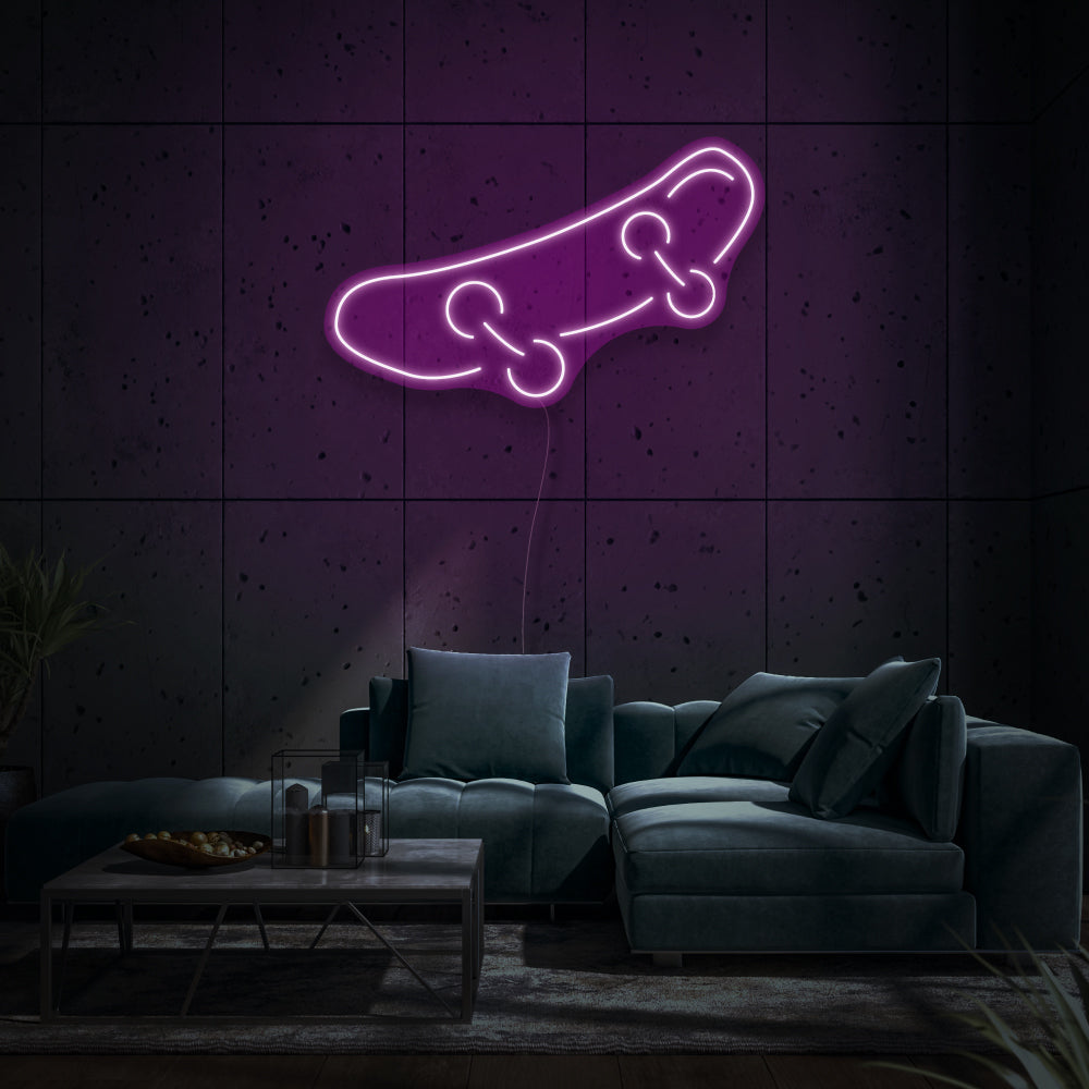 Skateboard LED Neon Sign