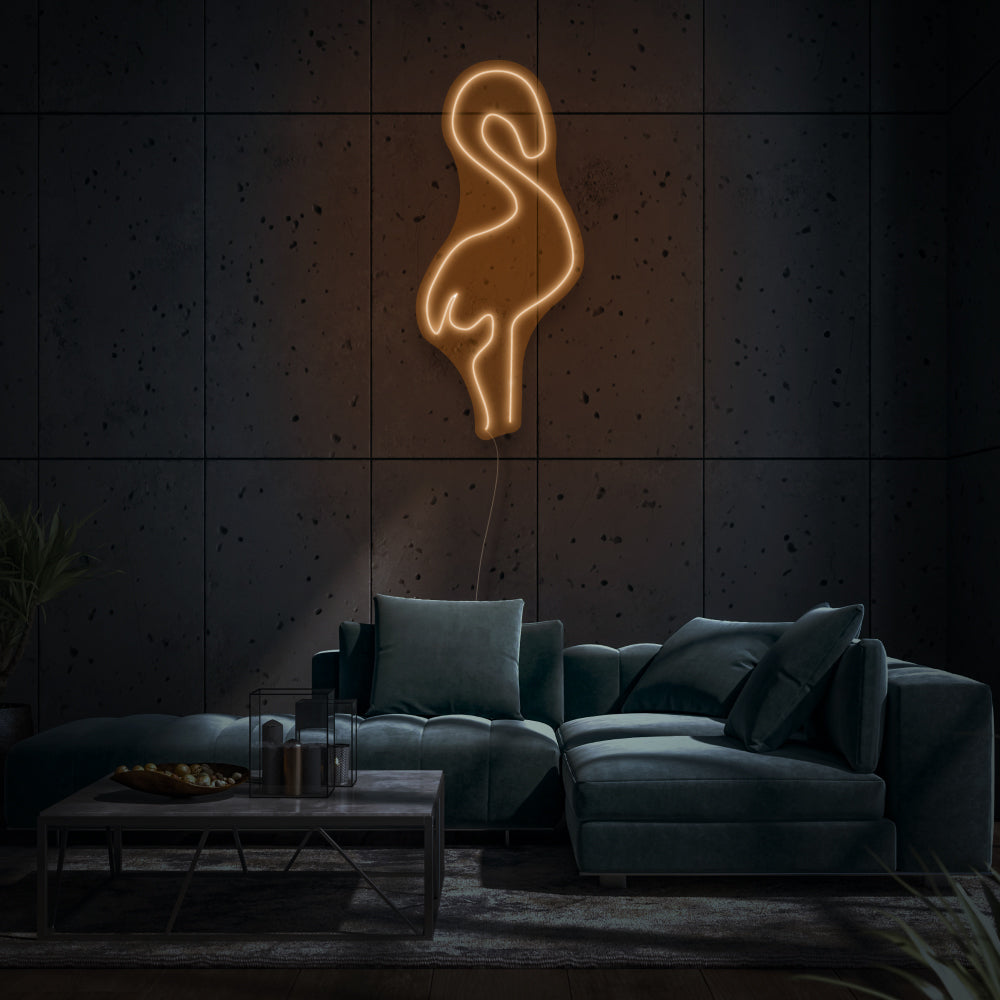 Minimalist Flamingo LED Neon Sign