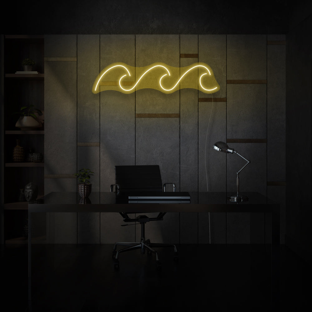 Three Waves Led Neon Light