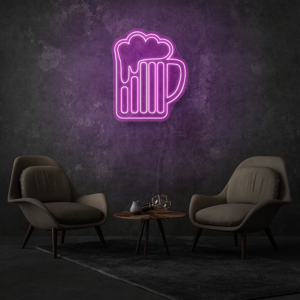 Pint Of Beer LED Neon Light