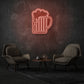 Pint Of Beer LED Neon Light