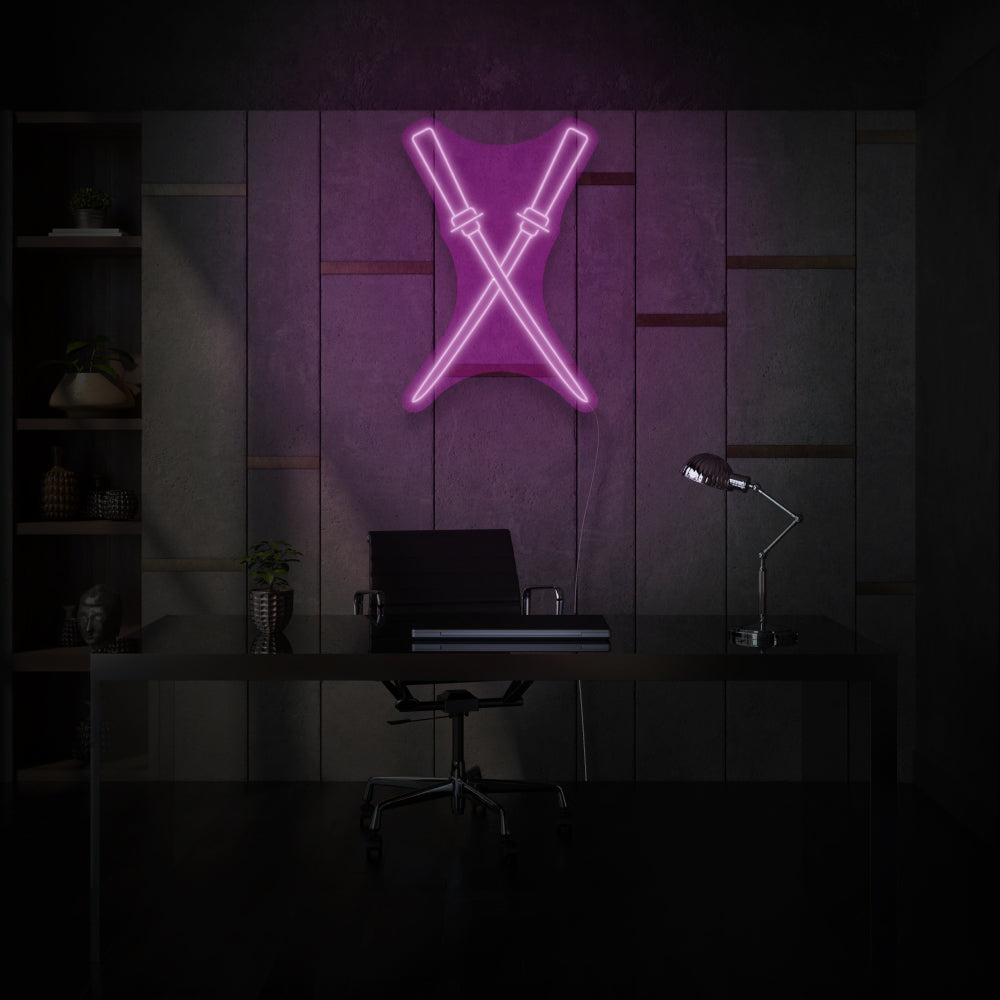 Japanese Swords Led Neon Sign