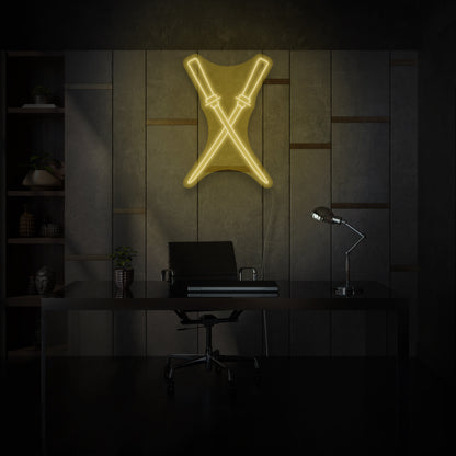 Japanese Swords Led Neon Sign