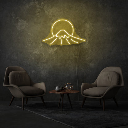 Mount Fuji LED Neon Sign