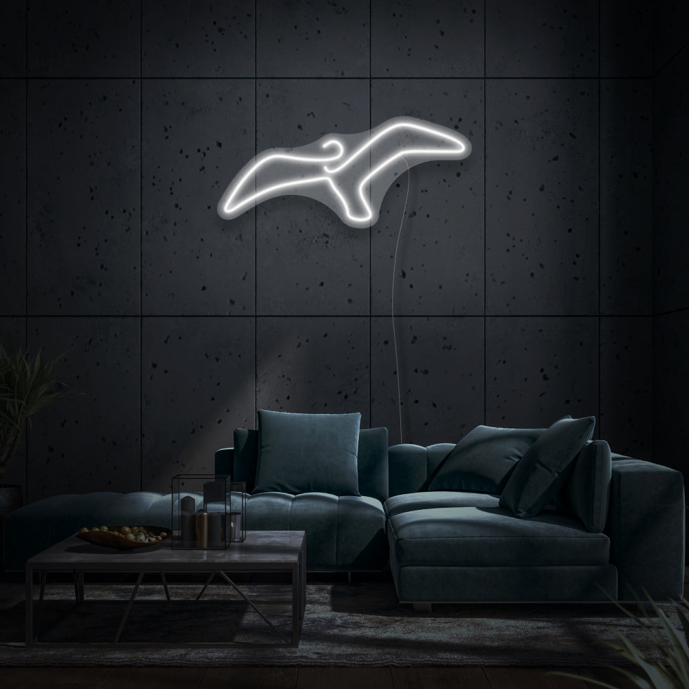 Minimalist Seagull LED Neon Sign