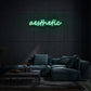 Aesthetic Cursive Neon Writing