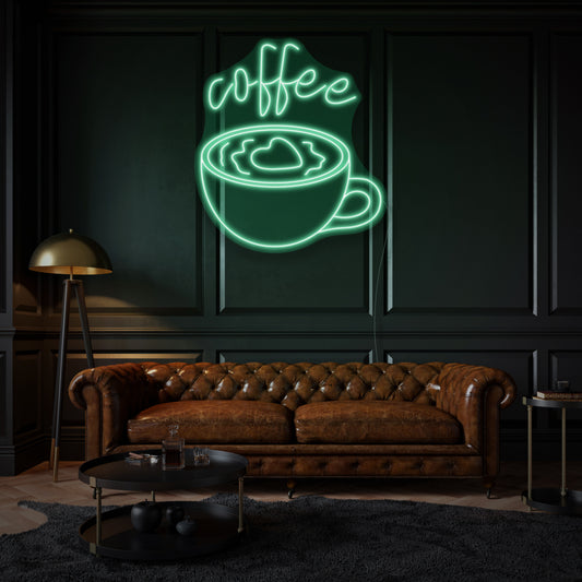 Coffee Mug LED NEon Sign