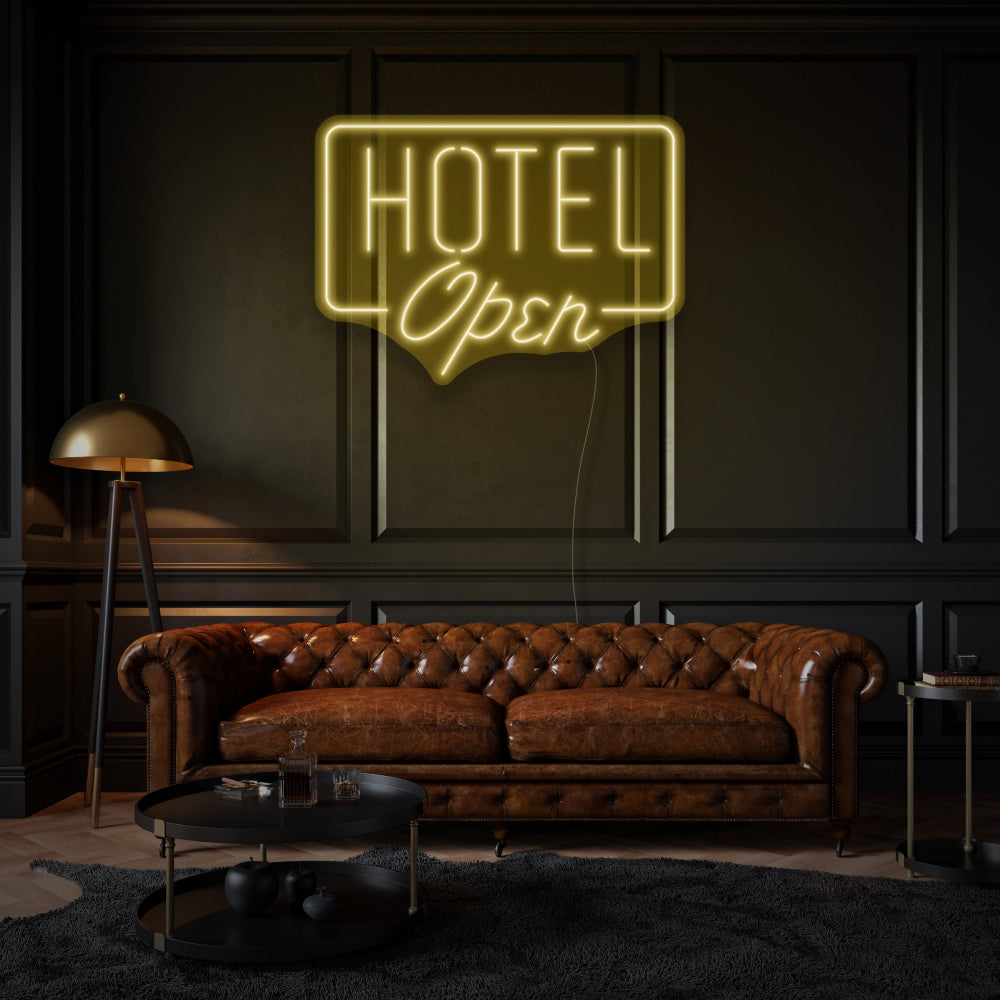 Hotel Open LED Neon Sign
